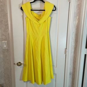 Muxxn yellow belle dress medium
